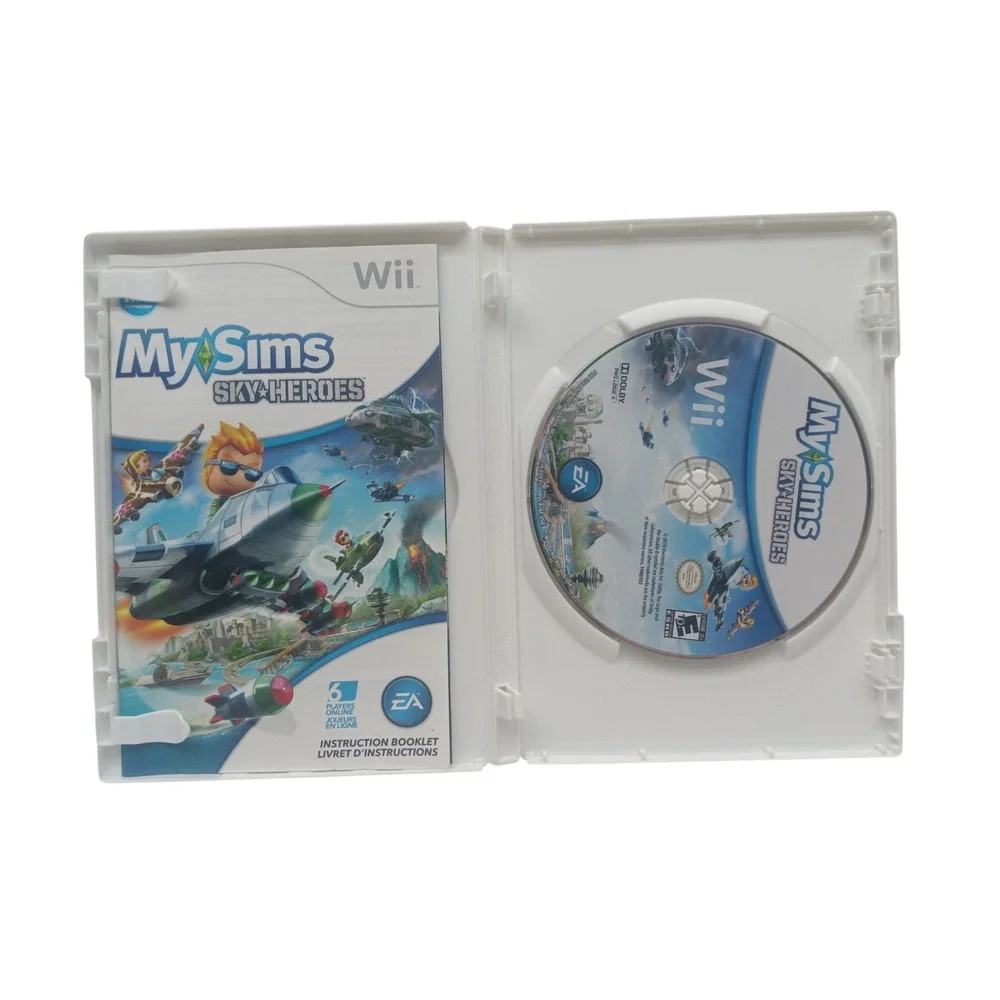 BUNDLE - MySims Agents & Sky Herros (Nintendo Wii,‎ 2009 & 2010)